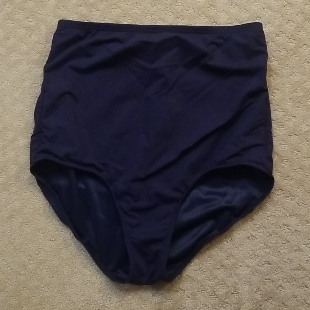 Lands' End high-waist swim bottom